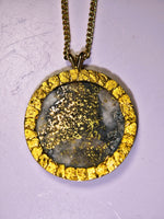22K Alaskan Gold Quartz Nugget Pendant