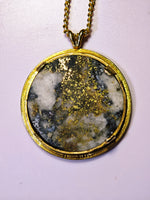 22K Alaskan Gold Quartz Nugget Pendant