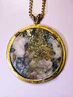 22K Alaskan Gold Quartz Nugget Pendant