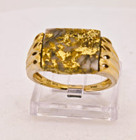 14K Gold Quartz Ring 16to1 Mine