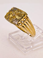 14K Gold Quartz Ring 16to1 Mine
