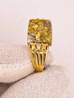 14K Gold Quartz Ring 16to1 Mine