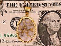 18K 16:1 mine Gold Quartz Pendant