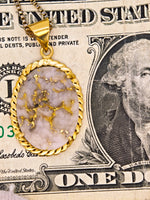 18K 16:1 mine Gold Quartz Pendant