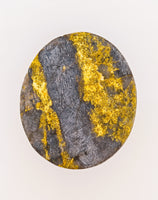 15.72ct Black Oval Gold Quartz Cabochon GRAIL