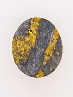 15.72ct Black Oval Gold Quartz Cabochon GRAIL