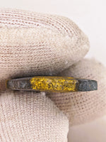 15.72ct Black Oval Gold Quartz Cabochon GRAIL