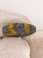 15.72ct Black Oval Gold Quartz Cabochon GRAIL