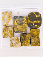 8 x Gold Quartz Cabochon Parcel - 15.58cts