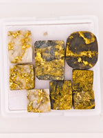 8 x Gold Quartz Cabochon Parcel - 15.58cts