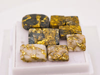 8 x Gold Quartz Cabochon Parcel - 15.58cts