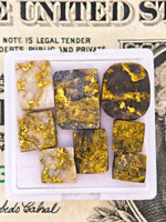 8 x Gold Quartz Cabochon Parcel - 15.58cts