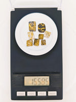 8 x Gold Quartz Cabochon Parcel - 15.58cts