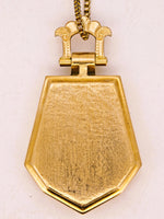 10K Antique HUGE 3-Panel Gold Quartz Pendant - 19.1 Grams