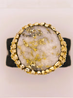 10K 16to1 Mine Round Gold Quartz Ring
