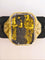 10K Etched BLACK Gold Quartz Ring - Vintage RARE