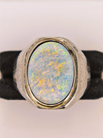 14K Vintage 3.95ct Solid Australian Opal Ring