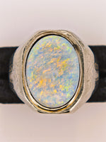14K Vintage 3.95ct Solid Australian Opal Ring