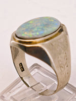 14K Vintage 3.95ct Solid Australian Opal Ring