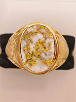 22K Florentine Gold Quartz Ring - 16to1 Mine