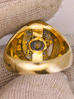 22K Florentine Gold Quartz Ring - 16to1 Mine