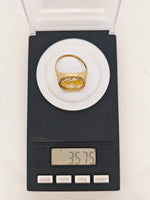 22K 16to1 Mine Round Gold Quartz Ring GEM-Grade