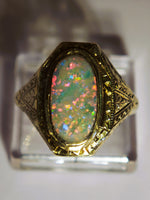 Antique Victorian 10K Opal Ring