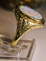 Antique Victorian 10K Opal Ring