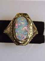 Antique Victorian 10K Opal Ring