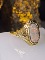 Antique Victorian 10K Opal Ring