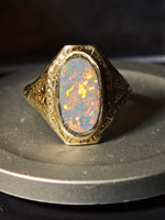 Antique Victorian 10K Opal Ring