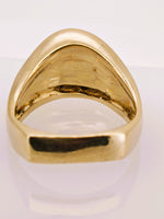 14K Kabana Style Australian Opal Diamond Tiara Crown Ring