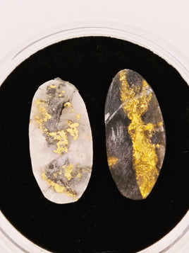 2 x Gold Quartz Cabochon Parcel - 4.55cts