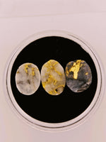 3 x Gold Quartz Cabochon Parcel - 3.07cts