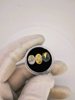 3 x Gold Quartz Cabochon Parcel - 3.07cts