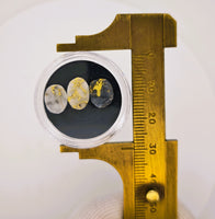 3 x Gold Quartz Cabochon Parcel - 3.07cts