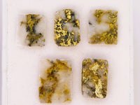 5 x Gold in Quartz Cabochon Parcel - 10.88cts