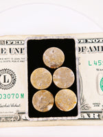 5 x Round Colorado Gold Quartz Parcel - 32.32cts