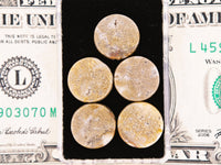 5 x Round Colorado Gold Quartz Parcel - 32.32cts
