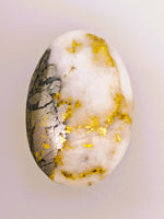 23.83ct Gympie Australia mine Gold Quartz & Platinum Cabochon