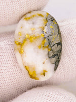 23.83ct Gympie Australia mine Gold Quartz & Platinum Cabochon