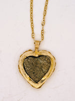 14K Alaskan Gold Quartz Nugget Pendant
