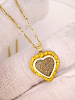 14K Alaskan Gold Quartz Nugget Pendant