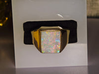 10K Solid 2.10ct Australian Coober Pedy Opal Ring