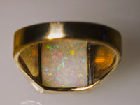 10K Solid 2.10ct Australian Coober Pedy Opal Ring