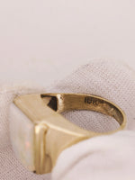 10K Solid 2.10ct Australian Coober Pedy Opal Ring