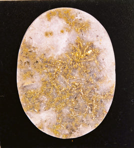 22.60ct Oval Colorado Gold in Quartz Cabochon