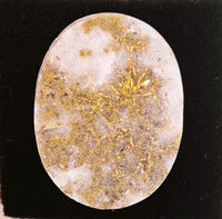 22.60ct Oval Colorado Gold in Quartz Cabochon