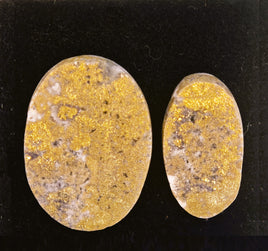 2 x Colorado Gold in Quartz Cabochons 20.74cts