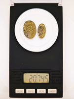 2 x Colorado Gold in Quartz Cabochons 20.74cts